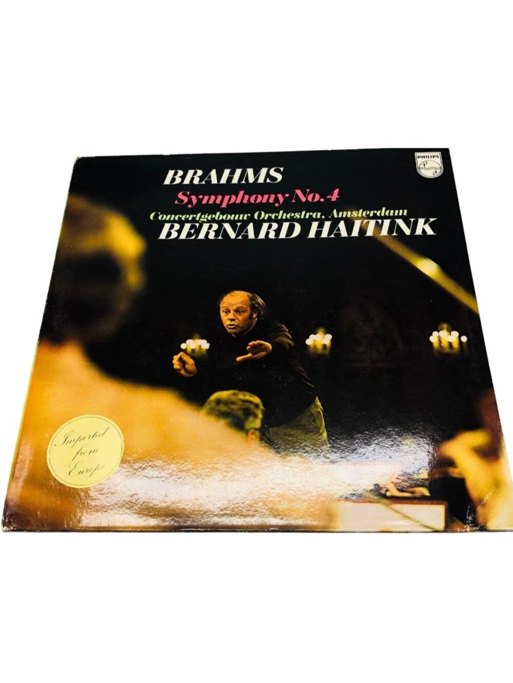 Brahms symphony no.4 concerlgebour orchestra amsterdam bernard vinyl record READ